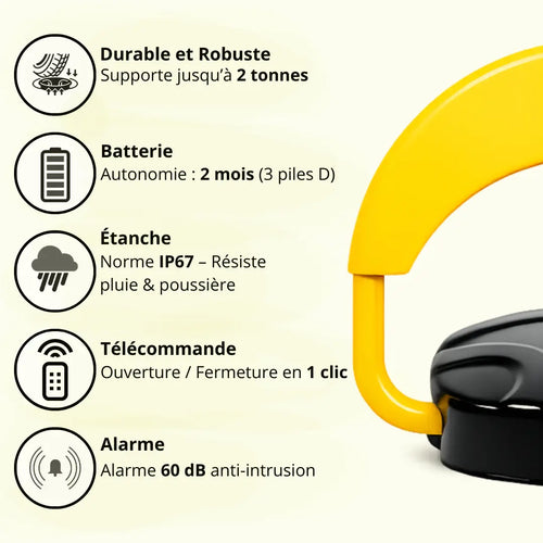 Barrière de Parking Automatique–Protégez Votre Place 24/7 Sans Effort Parkora